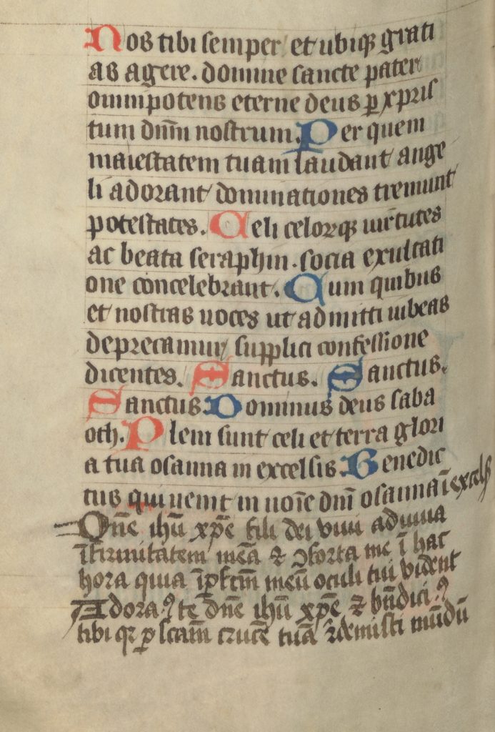 Bijgeschreven tekst voorafgaand aan het missende blad met de canon plaat (scan 268)