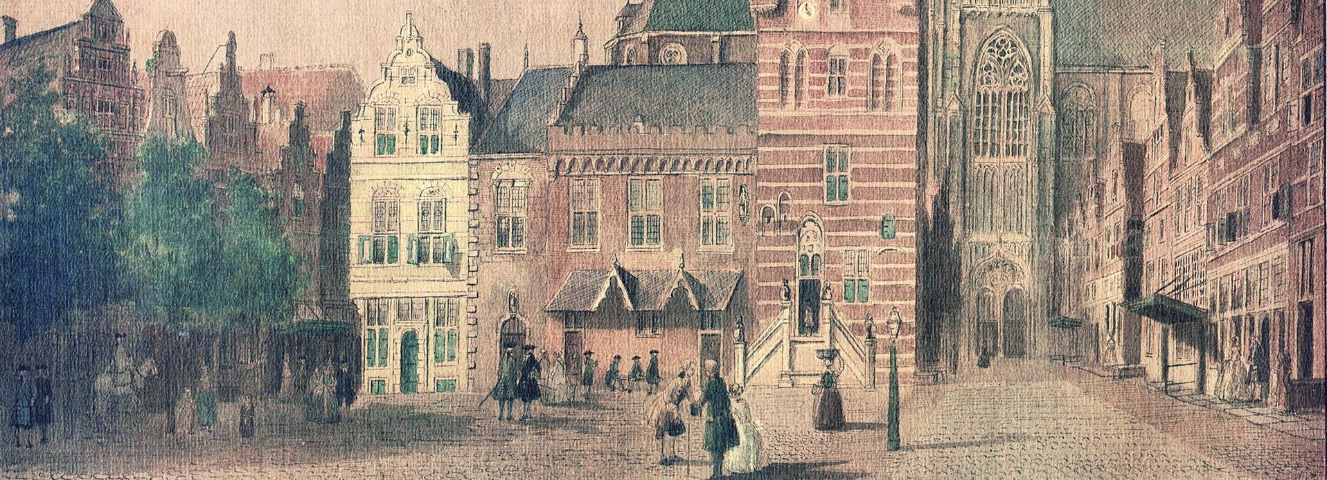 Schilderij van de Grote Markt