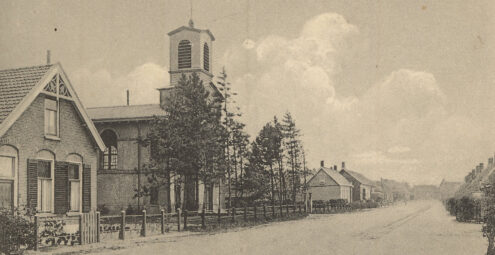 Hervormde kerk omstreeks 1928.