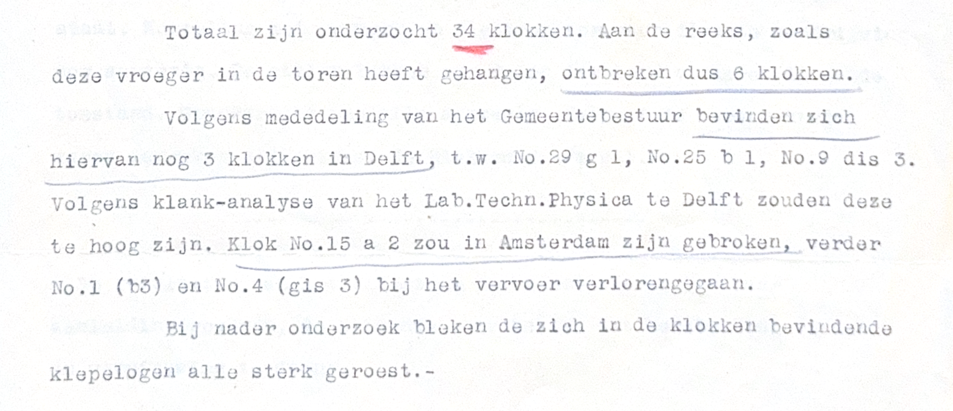 Fragment uit brief naar de minister van binnenlandse zaken