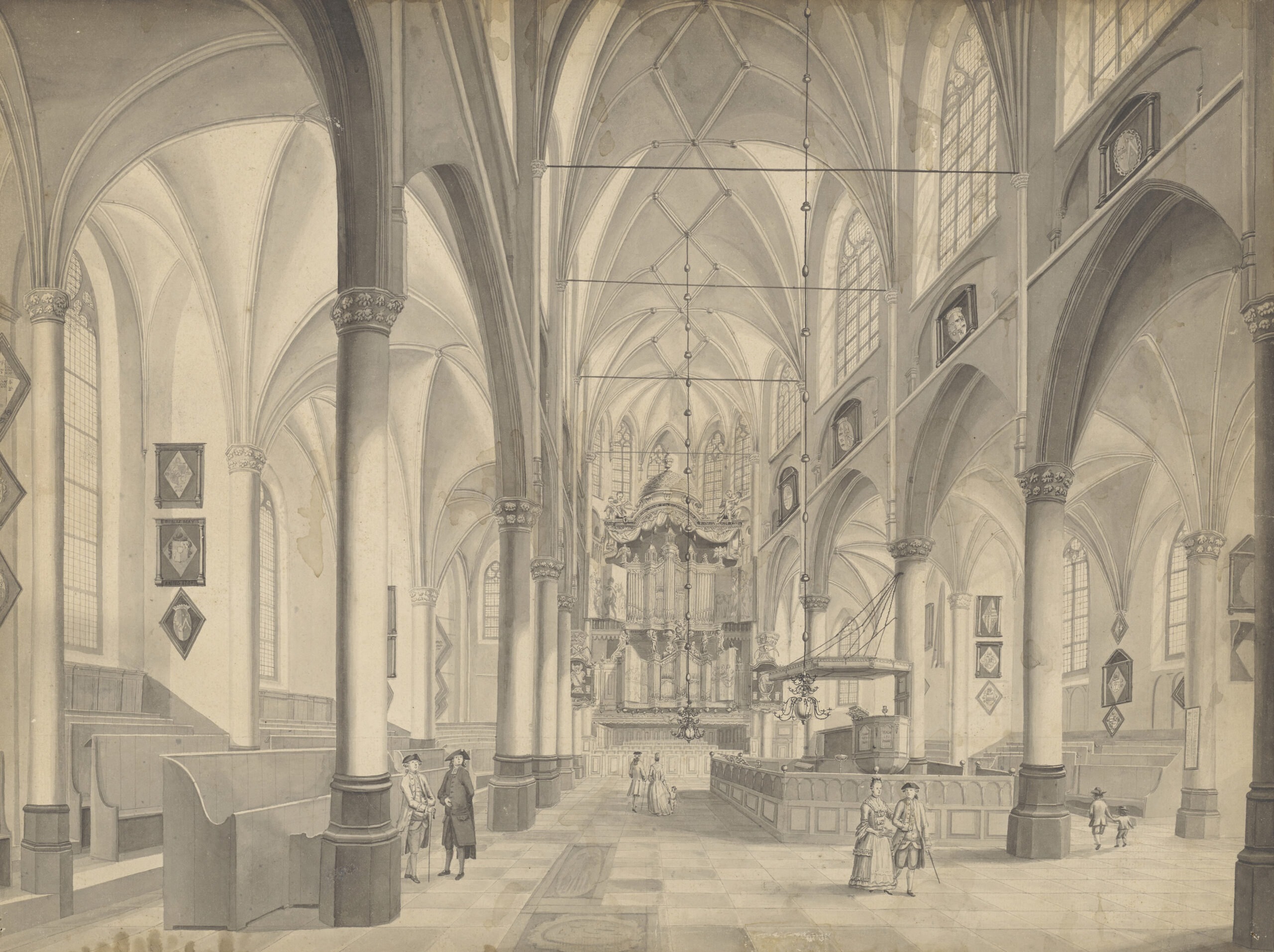 Interieur Grote Kerk