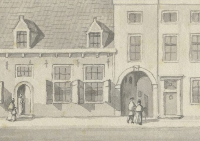 Pentekening Beestenmarkt 1840-1860
